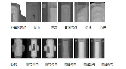 纸尿裤表面瑕疵检测识别